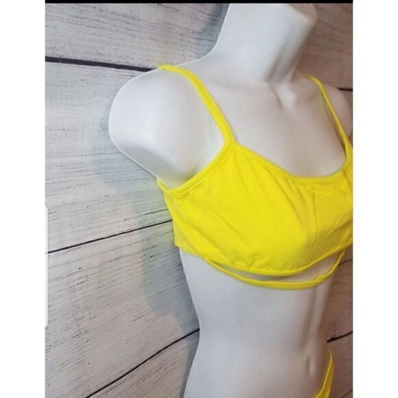 Women's 2 Piece Crop Top Shorts Set Large - Picture 3 of 6